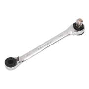 Sealey Ratchet Spanner 1/4"Hex x 5/16"Hex Drive with 1/4"Sq Drive Adaptor