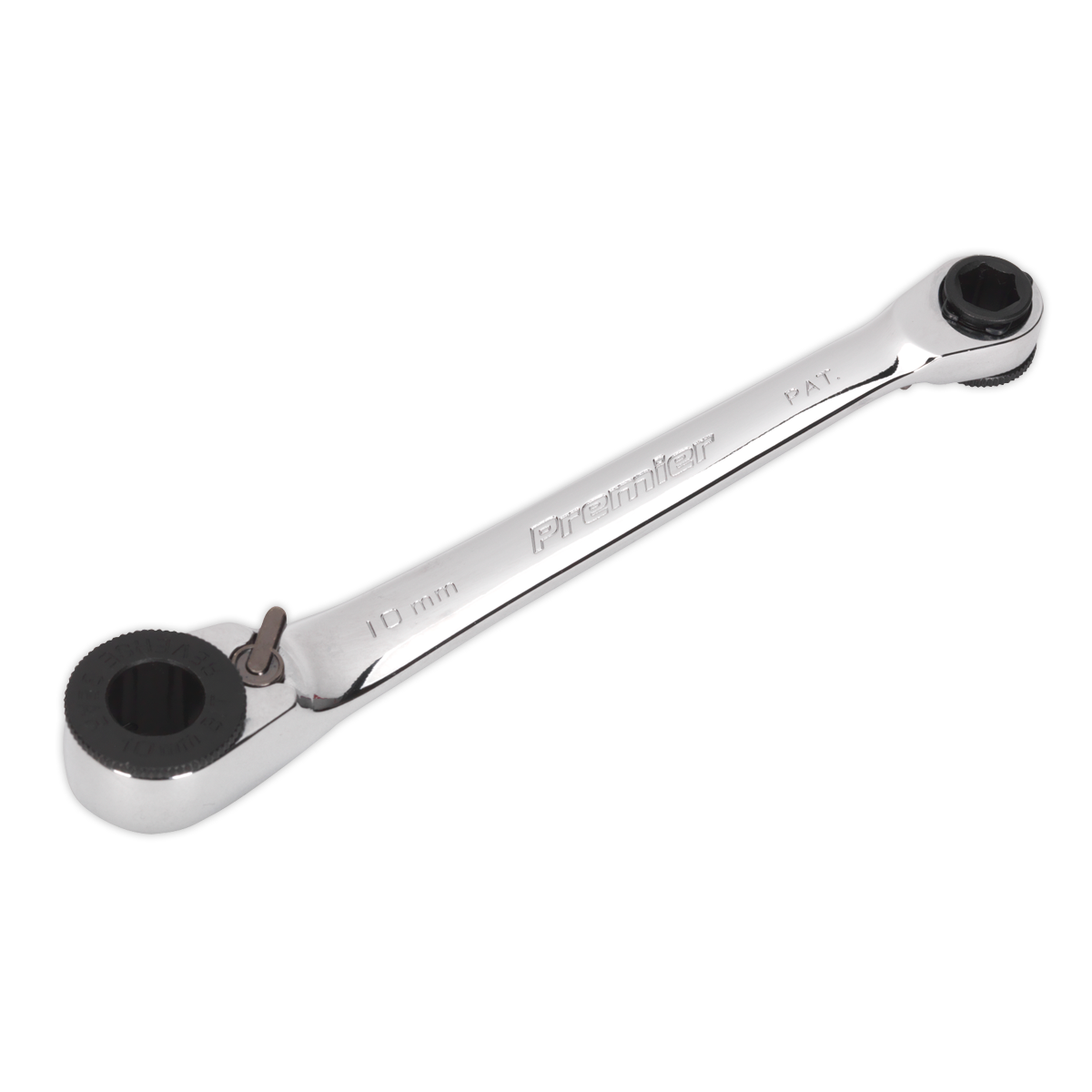 Sealey Ratchet Spanner Reversible 1/4"Hex x 10mm Hex