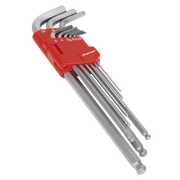Sealey Ball-End Hex Key Set 9pc Extra-Long Metric AK7140