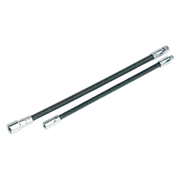 Sealey Flexible Extension Adaptor Set 2pc 1/4"Sq x 254mm & 3/8"Sq x 305mm