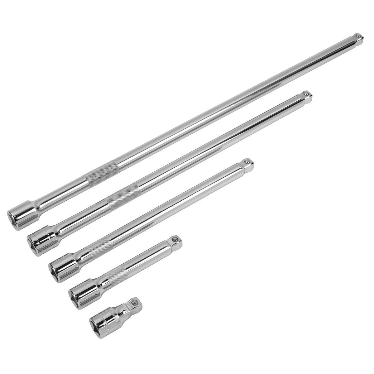 Sealey Wobble Extension Bar Set 5pc 1/2"Sq Drive