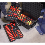 Sealey 1000V Insulated Tool Kit 3/8"Sq Drive 50pc