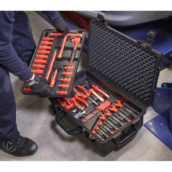 Sealey 1000V Insulated Tool Kit 3/8"Sq Drive 50pc