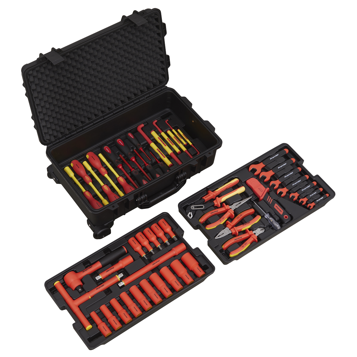 Sealey 1000V Insulated Tool Kit 1/2"Sq Drive 49pc