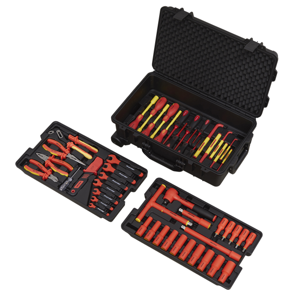 Sealey 1000V Insulated Tool Kit 1/2"Sq Drive 49pc
