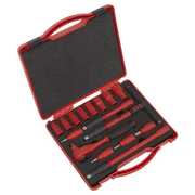 Sealey Insulated Socket Set 16pc 3/8"Sq Drive 6pt WallDrive® VDE Approved