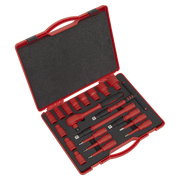 Sealey Insulated Socket Set 20pc 1/2"Sq Drive WallDrive® VDE Approved