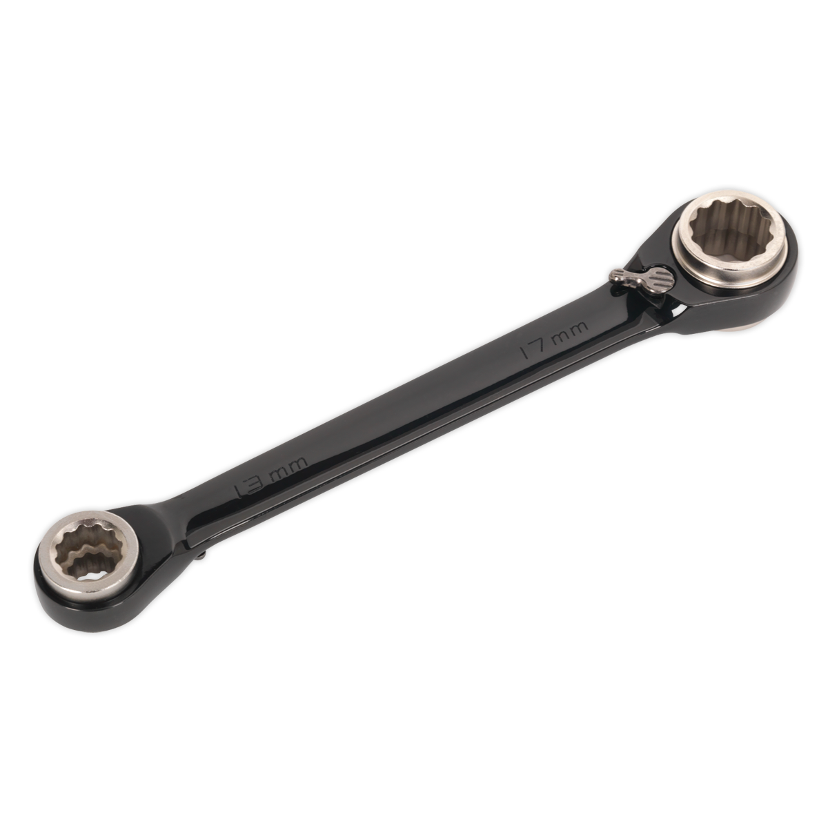 Sealey Ratchet Ring Spanner 4-in-1 Reversible Metric AK7979