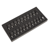 Sealey TRX-Star*/Hex/Spline Socket Bit Set 22pc 3/8"Sq Drive Black Series