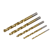 Sealey Left-Hand Spiral Drill Bit Set 5pc