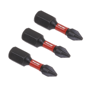 Sealey Phillips #1 Impact Power Tool Bits 25mm - 3pc