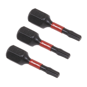 Sealey TRX-Star* T10 Impact Power Tool Bits 25mm - 3pc