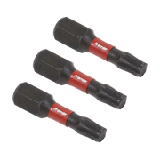Sealey TRX-Star* T25 Impact Power Tool Bits 25mm - 3pc