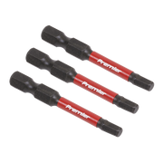 Sealey Hex 4mm Impact Power Tool Bits 50mm - 3pc