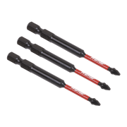Sealey Pozi #1 Impact Power Tool Bits 75mm - 3pc