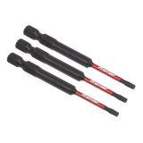 Sealey TRX-Star* T10 Impact Power Tool Bits 75mm - 3pc