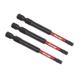 Sealey TRX-Star* T25 Impact Power Tool Bits 75mm - 3pc