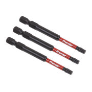 Sealey TRX-Star* T25 Impact Power Tool Bits 75mm - 3pc