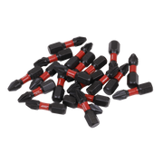 Sealey Pozi #2 Impact Power Tool Bits 25mm - 20pc