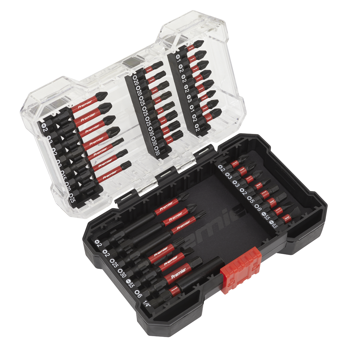 Sealey Power Tool Bit Set 38pc Impact Grade