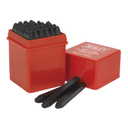 Sealey Letter & Number Punch Set 36pc 2.5mm