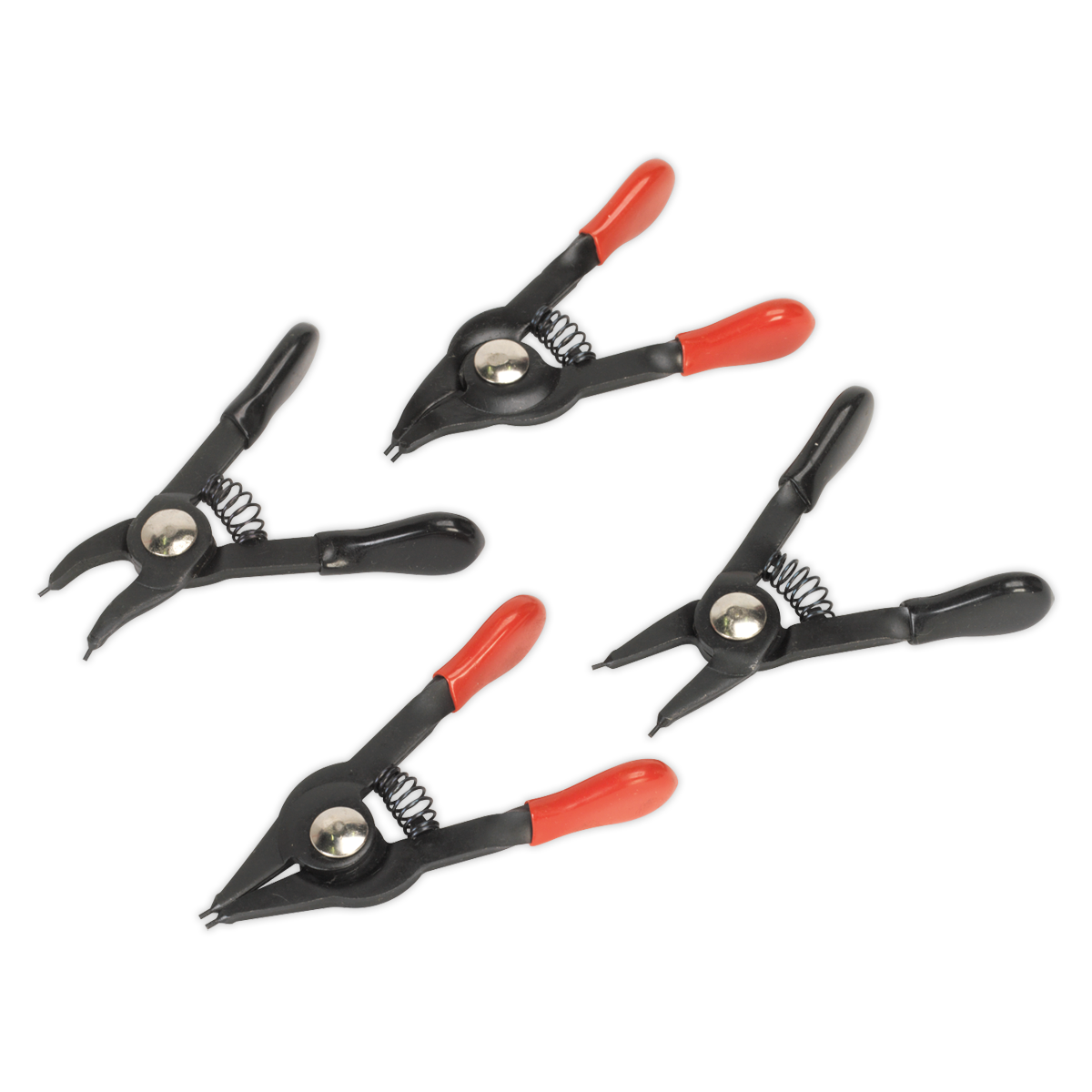 Sealey Mini Circlip Pliers Set 4pc