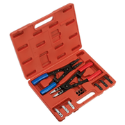 Sealey Circlip Pliers Set Internal/External 265mm Heavy-Duty