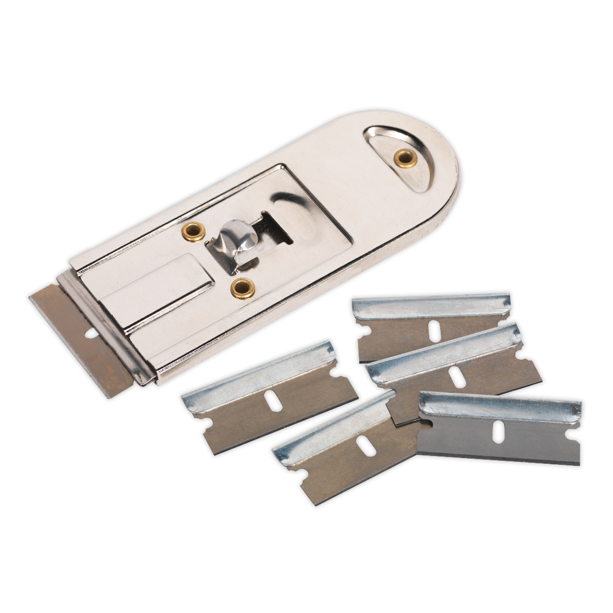 Sealey Retracting Razor Scraper with Blades