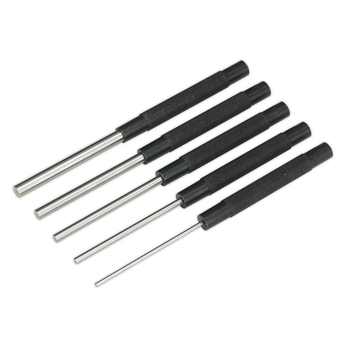 Sealey Parallel Pin Punch Set 5pc Long Pattern