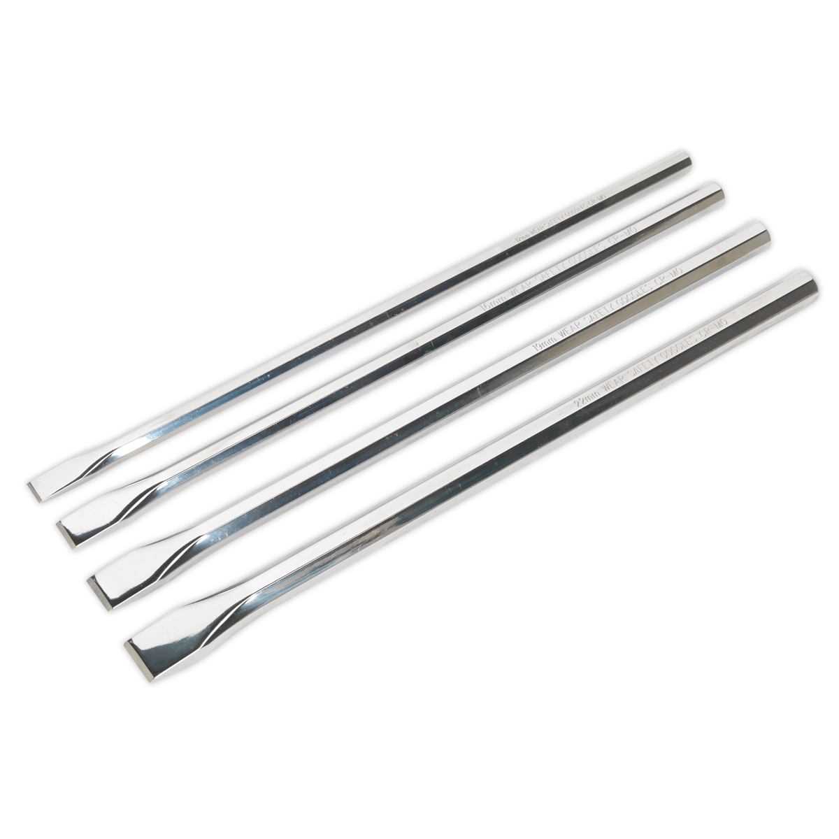 Sealey Chisel Set 4pc Extra-Long