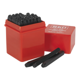 Sealey Letter & Number Punch Set 36pc 4mm