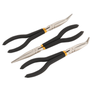 Sealey Needle Nose Pliers Set 3pc 280mm Ni-Fe Finish