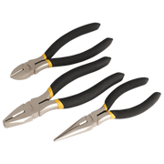 Sealey Pliers Set 3pc Ni-Fe Finish