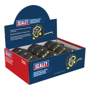 Sealey Rubber Tape Measure 5m(16ft) x 19mm Metric/Imperial Display Box of 12