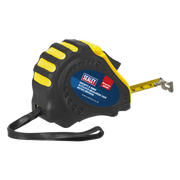 Sealey Auto Lock Tape Measure 5m(16ft) x 19mm - Metric/Imperial