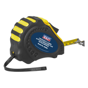 Sealey Auto Lock Tape Measure 7.5m(25ft) x 25mm - Metric/Imperial