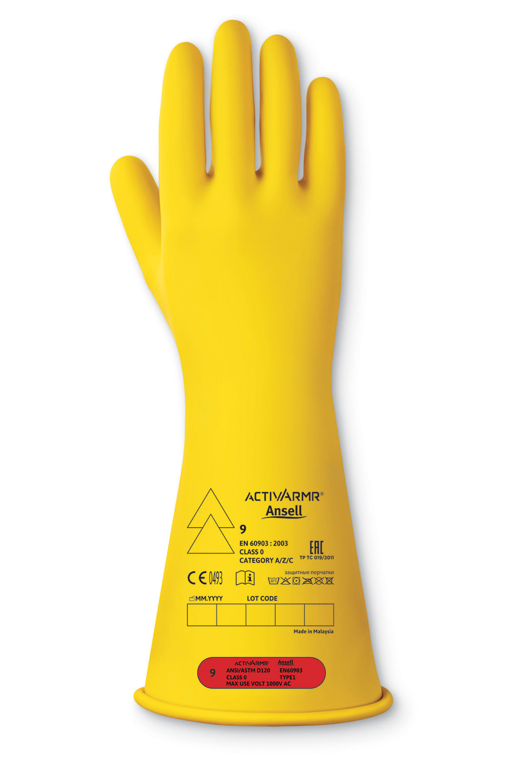 Beeswift Low Volt Electrical Insulating Glove (Class 00) 14"