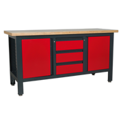 Sealey Workstation with 3 Drawers & 2 Cupboards