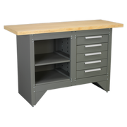 Sealey Workbench with 5 Drawers Ball-Bearing Slides Heavy-Duty