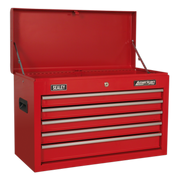Sealey Topchest 5 Drawer with Ball-Bearing Slides - Red AP225