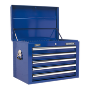 Sealey Topchest 5 Drawer with Ball-Bearing Slides - Blue