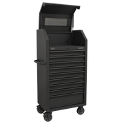 Sealey Tower Cabinet 9 Drawer 690mm with Soft Close Drawers & Power Strip