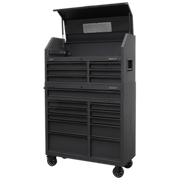 Sealey Tool Chest 17 Drawer Combination Soft Close Drawers with Power Strip