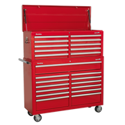 Sealey Tool Chest Combination 23 Drawer with Ball-Bearing Slides - Red