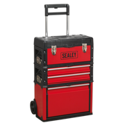 Sealey Mobile Steel/Composite Toolbox - 3 Compartment
