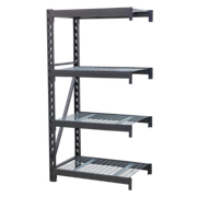 Sealey Heavy-Duty Racking Extension Pack with 4 Mesh Shelves 640kg Capacity Per Level AP6372E