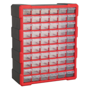 Sealey Cabinet Box 60 Drawer - Red/Black