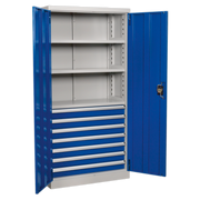 Sealey Industrial Cabinet 7 Drawer 3 Shelf 1800mm