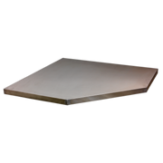 Sealey Stainless Steel Worktop for Modular Corner Cabinet 865mm