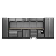 Sealey Superline PRO® 4.9m Storage System - Pressed Wood Worktop APMSSTACK15W